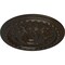 Ekena Millwork Oslo Ceiling Medallion (Fits Canopies up to 7 5/8"), Hand-Painted Stone Hearth, 38 3/8"OD x 2 7/8"P CM38OSSHF - alternate 4